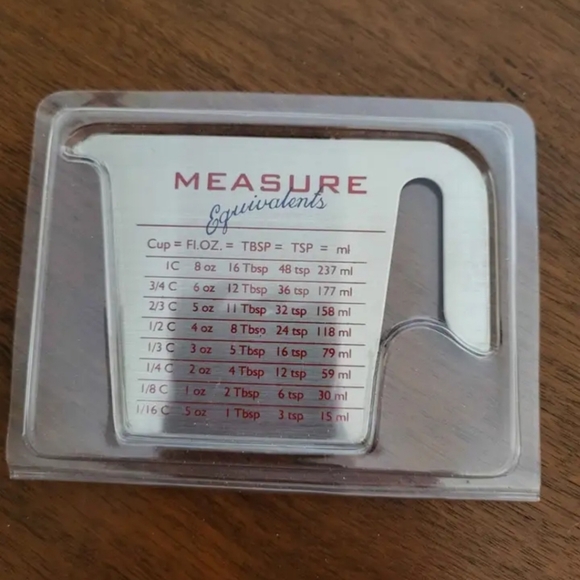 4/$30 Measure Equivalents Magnet Restoration Hardware - Picture 4 of 7